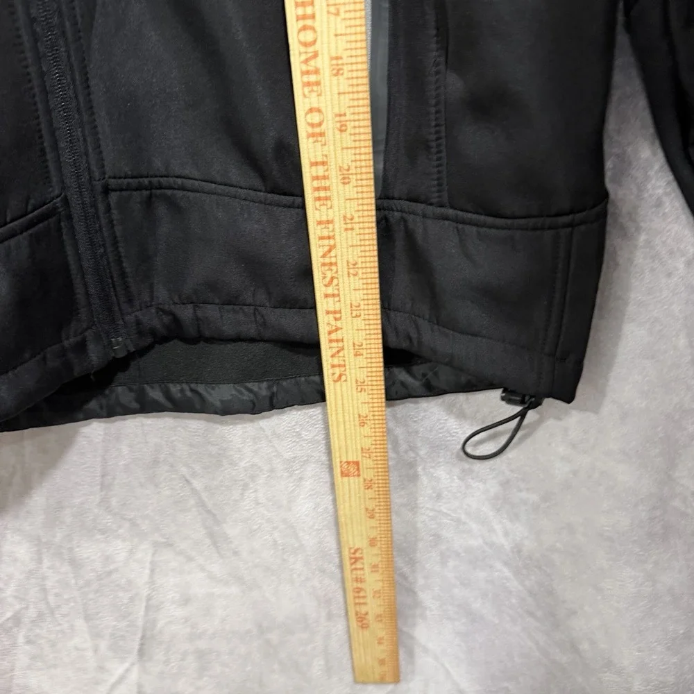 The North Face Men's Small Apex Bionic Full Zip Jacket Multi Zip Pockets Black